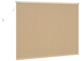 Venetian Blind Light Brown with Pattern 150 x 150 cm 25 mm PVC 42003769