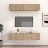 TV Cabinets 4 pcs Sonoma Oak 80x30x30 cm Engineered Wood 3114184