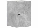 3 Piece Bathroom Cabinet Set BREDA Concrete Grey 3417804