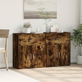 Sideboards 2 pcs Smoked Oak 60x31x70 cm Engineered Wood 3276550