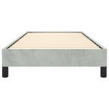 Bed Frame without Mattress Light Grey 100x203 cm Twin XL Velvet 347003