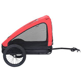 Pet Bike Trailer Red and Black 92594
