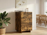 Sideboard Smoked Oak 33.5 x 34.5 x 75 cm Engineered Wood 8011518