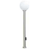 Bollard Light with Sensor&Outlet 120 cm Stainless Steel IP44 4006109