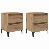 Bedside Cabinet 2 pcs Artisan oak 40 x 35 x 50 cm 871921