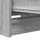 Sideboard Grey Sonoma 37.5x35x99 cm Engineered Wood 861702