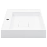 Wash Basin 50x50x12.3 cm Mineral Cast/Marble Cast White 144071