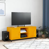 TV Cabinet Mustard Yellow 100.5x39x43.5 cm Steel 846665
