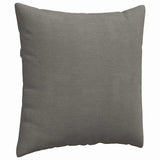 Sofa Pillows 2 pcs Light Grey 60 x 60 cm Corduroy Fabric 42014032