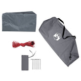 Camping Tarp Grey and Orange 420x440 cm Waterproof 94675