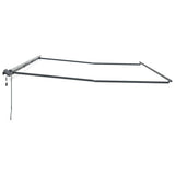 Awning Frame Manual Anthracite 600 x 350 cm Aluminium 313248