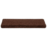 Stair Mats 20 pcs 65x21x4 cm Brown Rectangular Edge 3365854