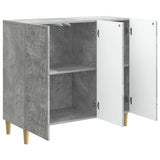 Sideboard Concrete Grey 89 x 34.5 x 80 cm Engineered Wood 895108