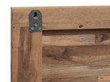 Bed Headboard Natural Solid Teak Wood 42024550
