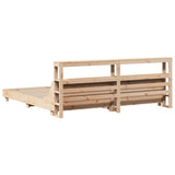 Bed Frame without Mattress 180x200 cm Super King Solid Wood Pine 3306411