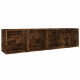 Book Cabinet/TV Cabinet Smoked Oak 36x30x143 cm Engineered Wood 815246