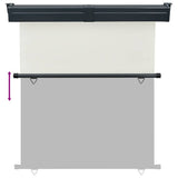 Balcony Side Awning 175x250 cm Cream 48437