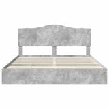 Storage Bed Concrete Grey 180 x 200 cm Engineered Wood 3413481
