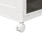 Stackable Storage Box with Wheels 3-Tier 28 L 48.5x29.5x86 cm 4012369