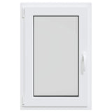 Basement Window RISOR 60 x 80 cm PVC and Glass White 42047233