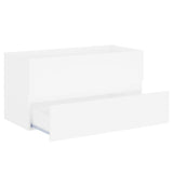 Sink Cabinet with Built-in Basin White Engineered Wood 3071648