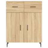 Highboard Sonoma Oak 69.5x34x180 cm Engineered Wood 3199892