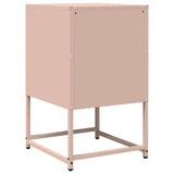 ZNTS Bedside Cabinet Pink 36x39x60.5 cm Cold-rolled Steel 853327