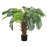 Artificial Cycas Palm with Pot 90 cm Green 336306