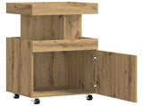Bar Cart Artisan Oak 50 x 41 x 89 cm Engineered Wood 8015681