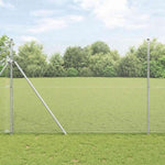 Welded Wire Fence Silver 1.6 x 10 m Steel 42004906
