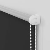 Roller blind blackout 124.4x175 cm Fabric Width 120 cm black 240130