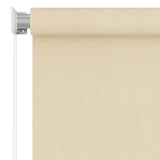 Outdoor Roller Blind Cream 60x140 cm HDPE 312601
