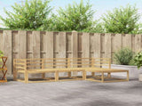 Outdoor Sofa Set 4 pcs White 245.5 x 162.5 x 73 cm 3386253