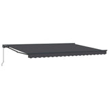 Awning Frame Anthracite 450 x 300 cm Polyester with PU coating 3330871