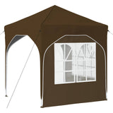 Pop-up Party Tent 192 x 192 x 245 cm Taupe 42019828