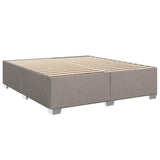 Box Spring Bed with Mattress Taupe 180x200 cm Fabric 3285971