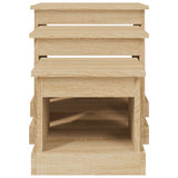 Coffee Tables 3 pcs Sonoma Oak Engineered Wood 816491