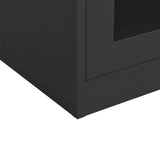 Office Cabinet Anthracite 90x40x70 cm Steel 335929