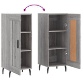 Sideboard Grey Sonoma 34.5x34x90 cm Engineered Wood 830466