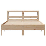 Bed Frame without Mattress 140x200 cm Solid Wood Pine 3306147