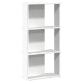 Bookcase 3-Tier White 60x30x120 cm Engineered Wood 860265