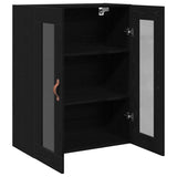 Wall Cabinet Black Oak 69.5 x 34 x 90 cm Engineered Wood 862161