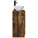 Bathroom Vanity with Sink Smoked Oak 54 x 35 x 83 cm 890143