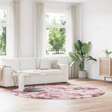 Shaggy Rug High Pile NAVARRA Dusty Pink 240x240 cm Polyester 4102929