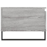 Coffee Table Grey Sonoma 90x50x36.5 cm Engineered Wood 830818