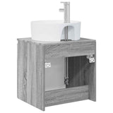 Wall-Mounted Sink Vanity Grey Sonoma 49.5 x 44.5 x 65 cm 890438
