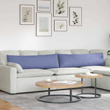 Sofa Pillows 2 pcs Jeans Blue 145 x 40 cm Fabric 42013839