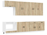 Kitchen Unit PORTO 8 pcs Sonoma Oak Engineered Wood 3438165