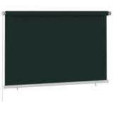 312817 Outdoor Roller Blind 220x140 cm Dark Green HDPE