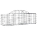 Arched Gabion Baskets 12 pcs 200x50x60/80 cm Galvanised Iron 3146288